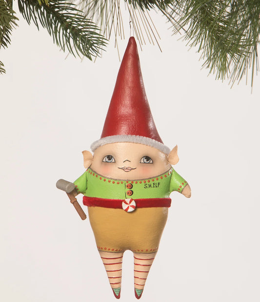 Santa's Helper Elf Ornament