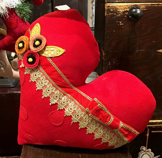 Heart-Shaped Pillow