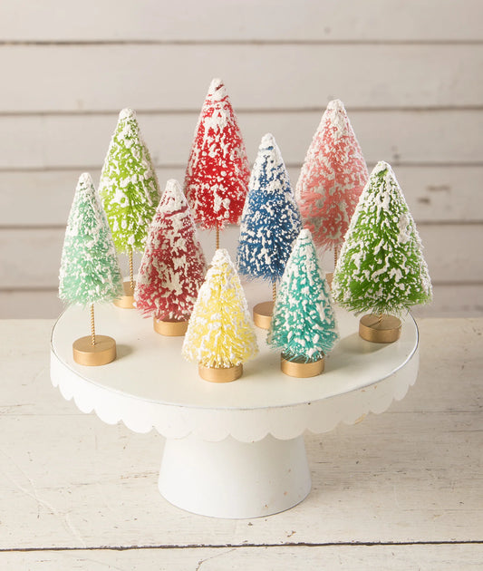 Colorful Bottle Brush Trees