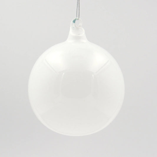 Jim Marvin Snow White Bubblegum Glass Ornaments