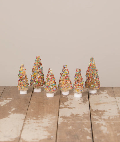 Sprinkles Bottle Brush Trees