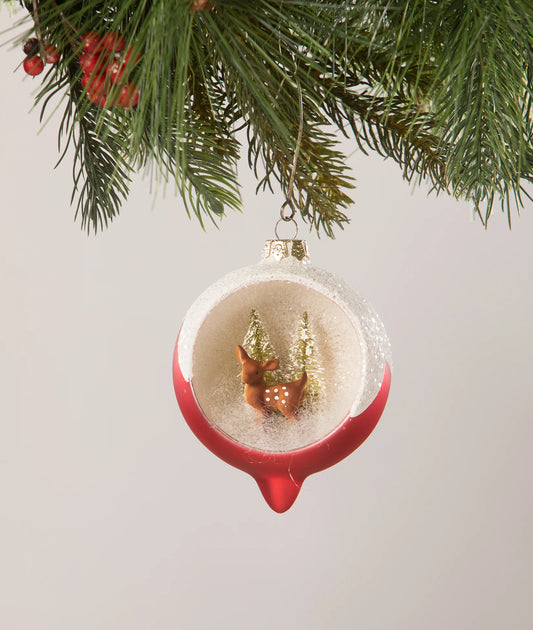 Retro Deer Indent Ornament