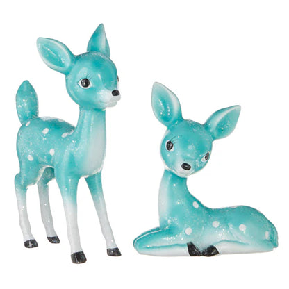 Retro Turquoise Deer