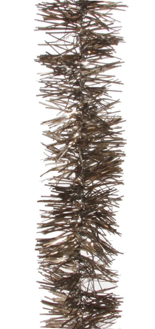 Antiqued Gold Tinsel Garland