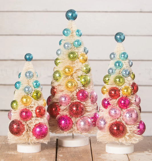 Rainbow Polka Dot Trees
