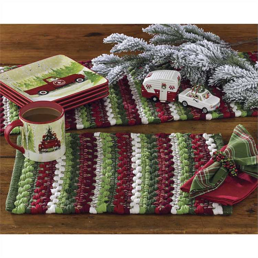 Cozy Christmas Cotton Weave Placemats