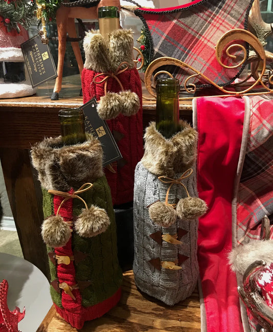 Katherine's Collection Aspen Knit Bottle Covers