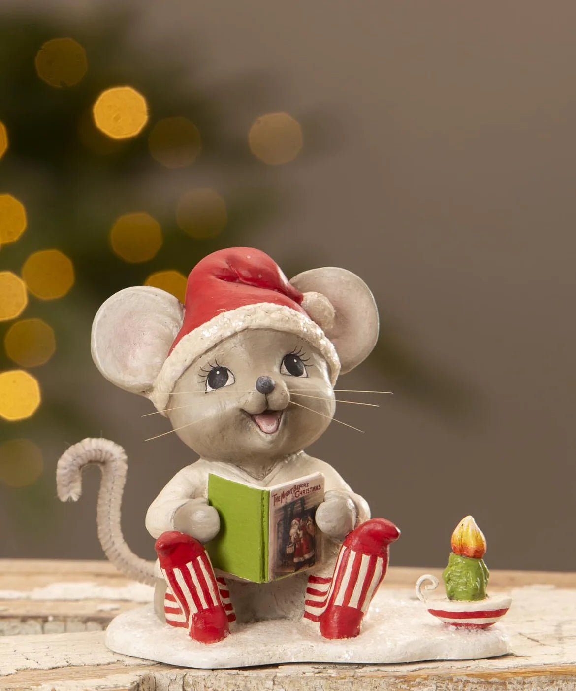 Manny Mouse with Candle