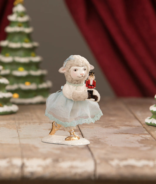 Clara Lamb Ballerina Figurine
