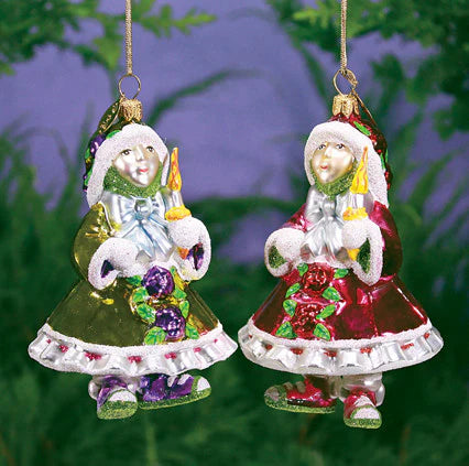 Candlelight Glass Elf Ornament