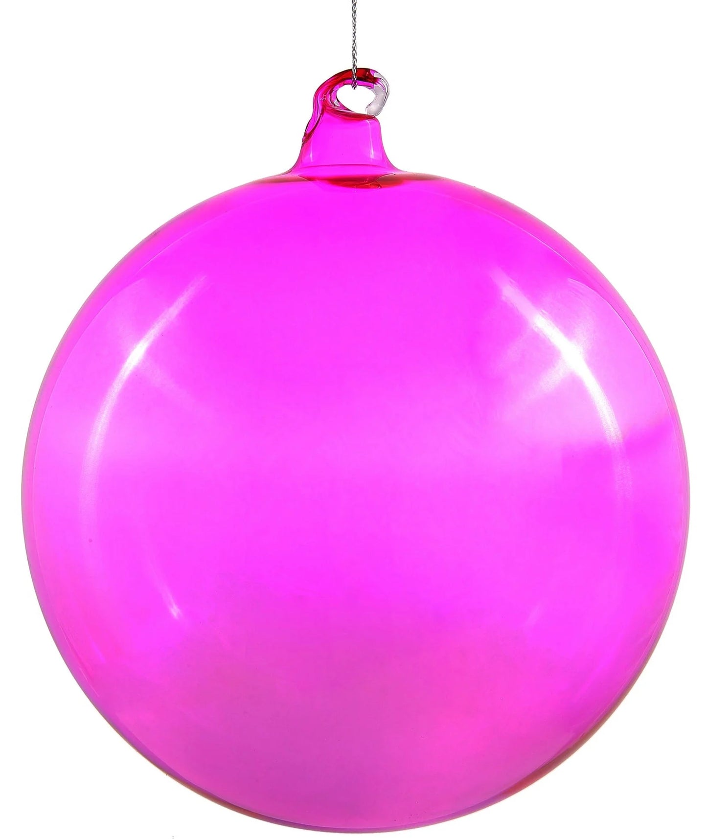 Jim Marvin Fuchsia Bottle Glass Ball Ornaments