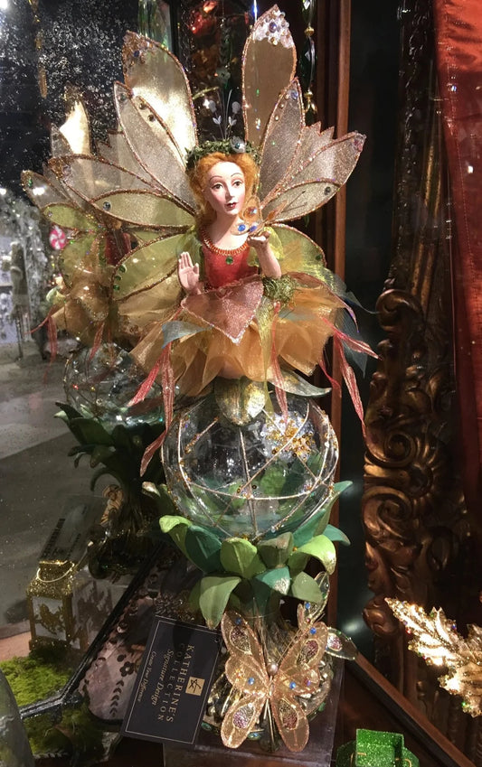Katherine's Collection Spice Traditions Fairy on Glass Orb