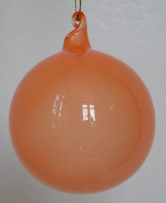 Jim Marvin Peach Bubblegum Glass Ornaments