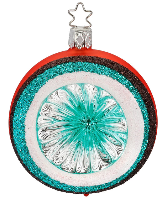 Orange Retro Reflection Ornament