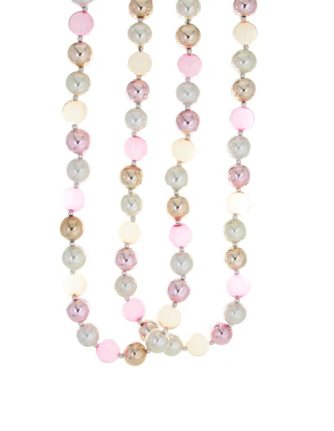 Chic Pink & Gold Glass Ball Garland