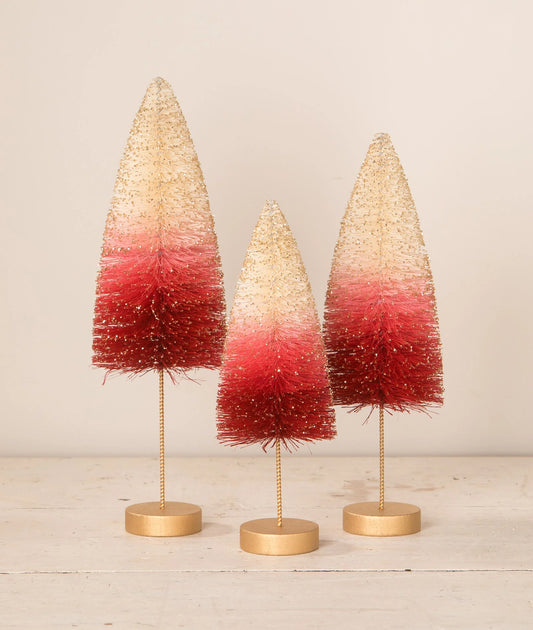 Strawberries and Cream Bottle Brush Trees