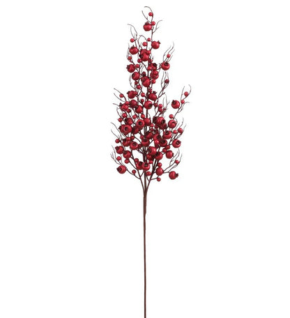 Crabapple Spray, Metallic Red Sparkle