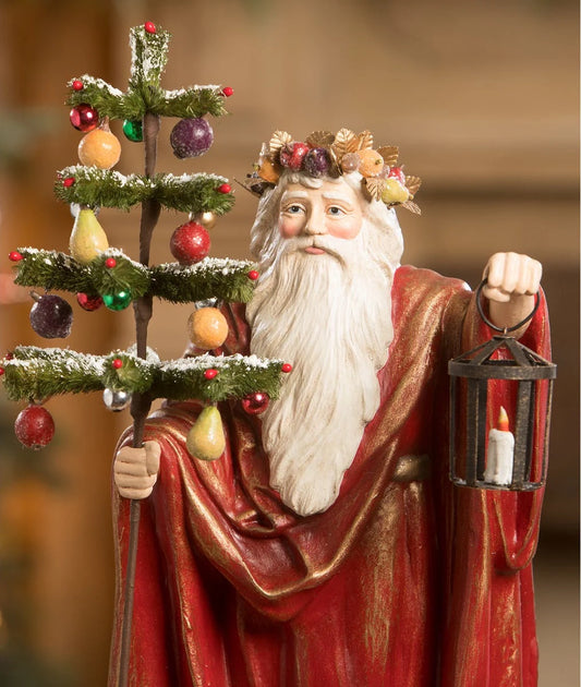 Elegant Lighting the Way Santa with Fruit