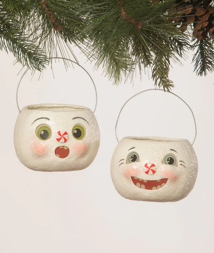 Surprised Snowman Bucket