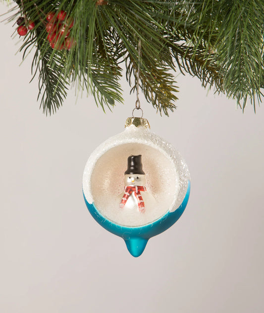Retro Snowman Indent Ornament