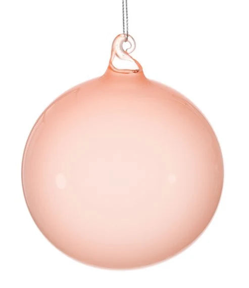 Jim Marvin Coral Bubblegum Glass Ornaments
