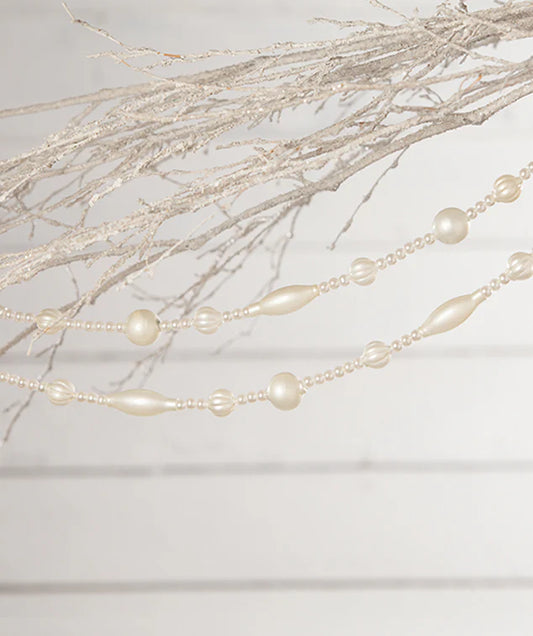 Winter White Bead Garland