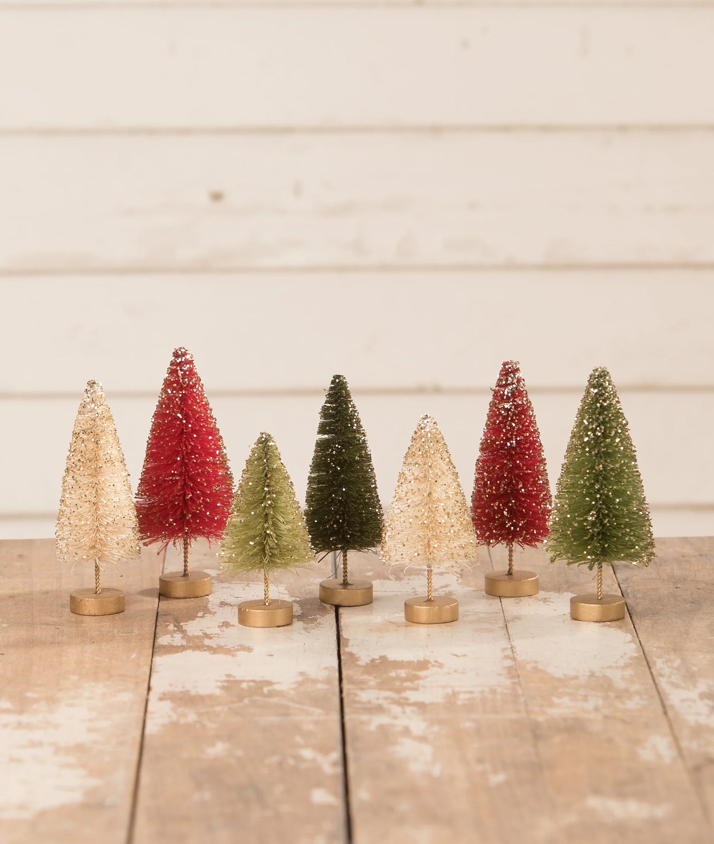 Traditional Mini Bottle Brush Trees