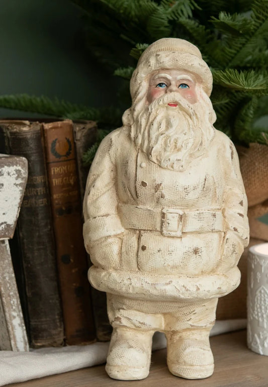 Vintage Winter White Santa