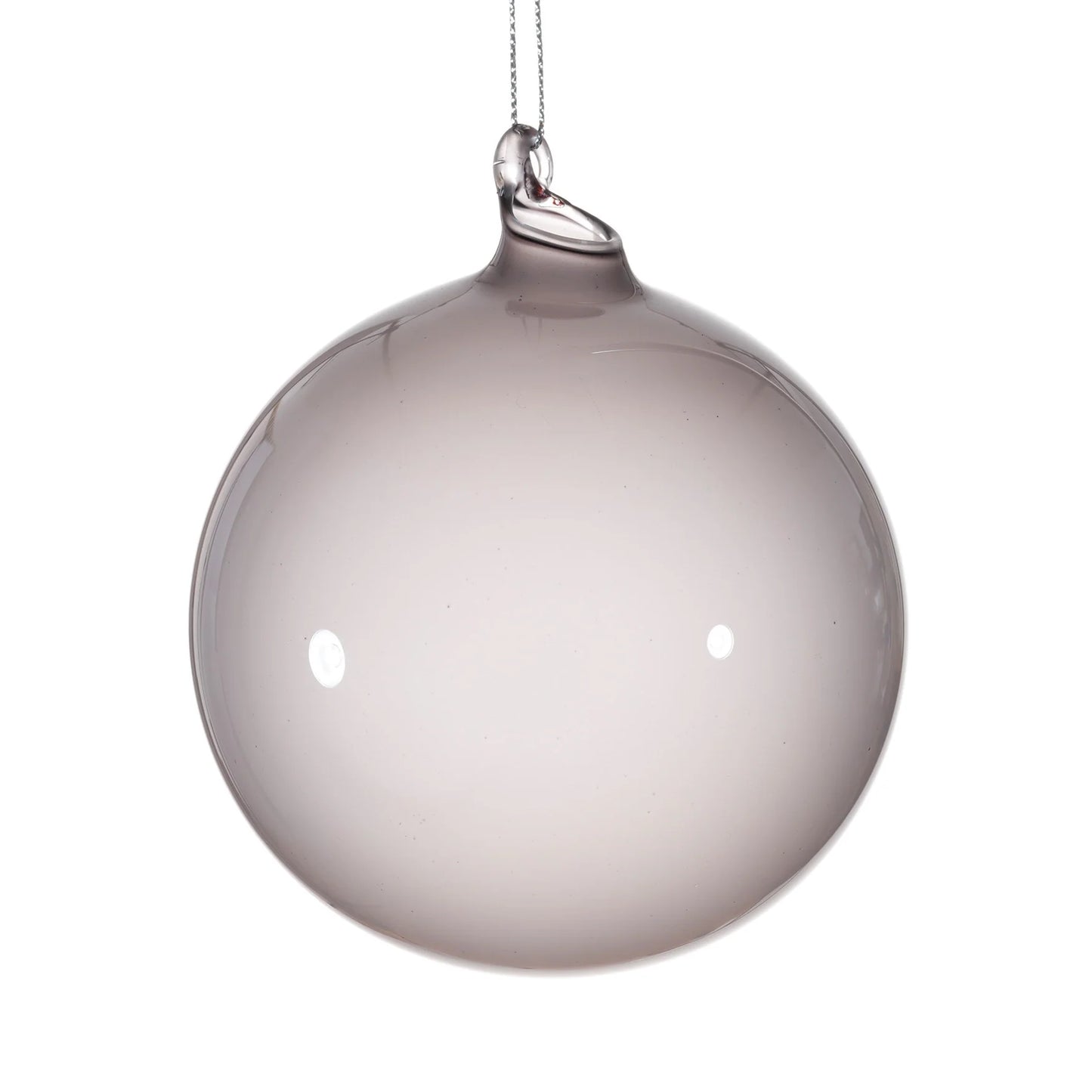 Jim Marvin Grey Bubblegum Glass Ornaments