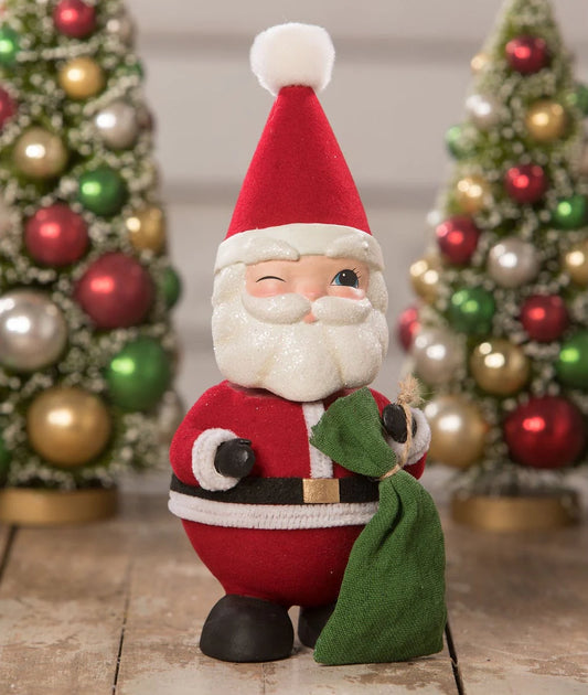 Bobblehead Santa Container