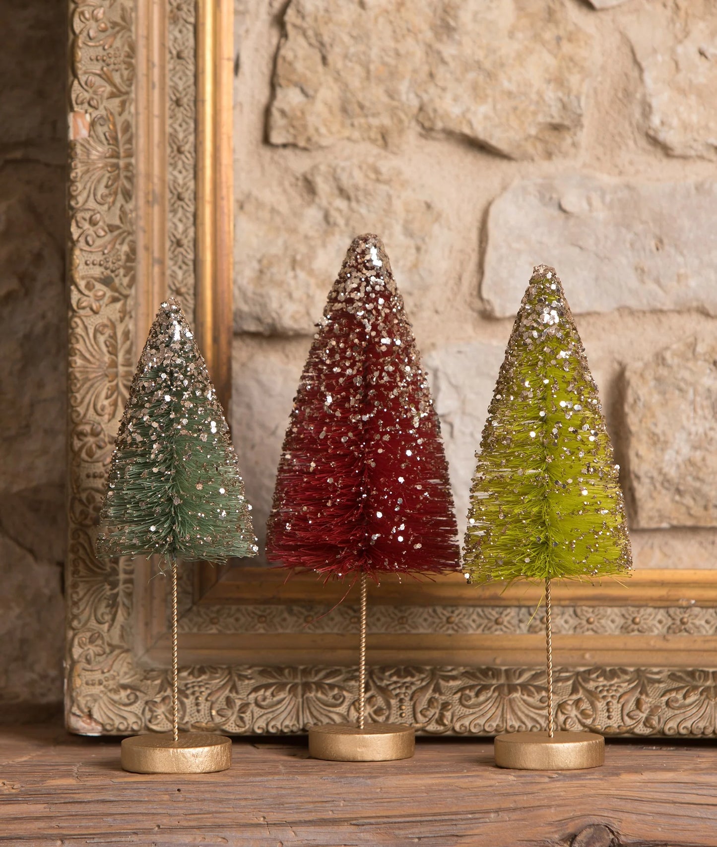 Jewel-Tide Bottle Brush Trees with Long Stem