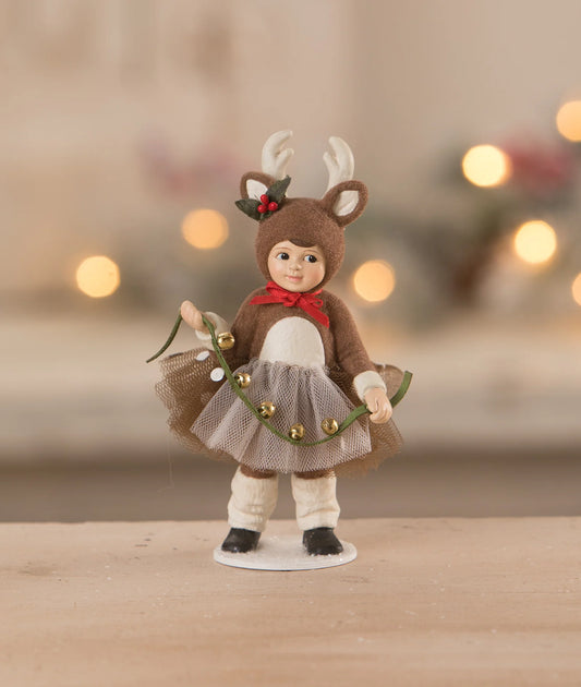 Reindeer Lily Figurine
