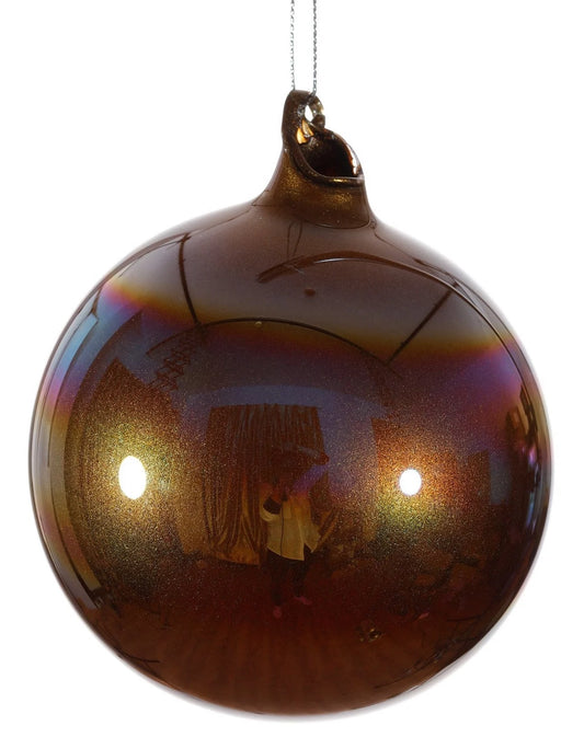 Jim Marvin Bronze Pearl Glass Ball Ornaments