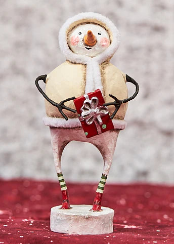 Lori Mitchell The Gift of Giving Snowman Figurine