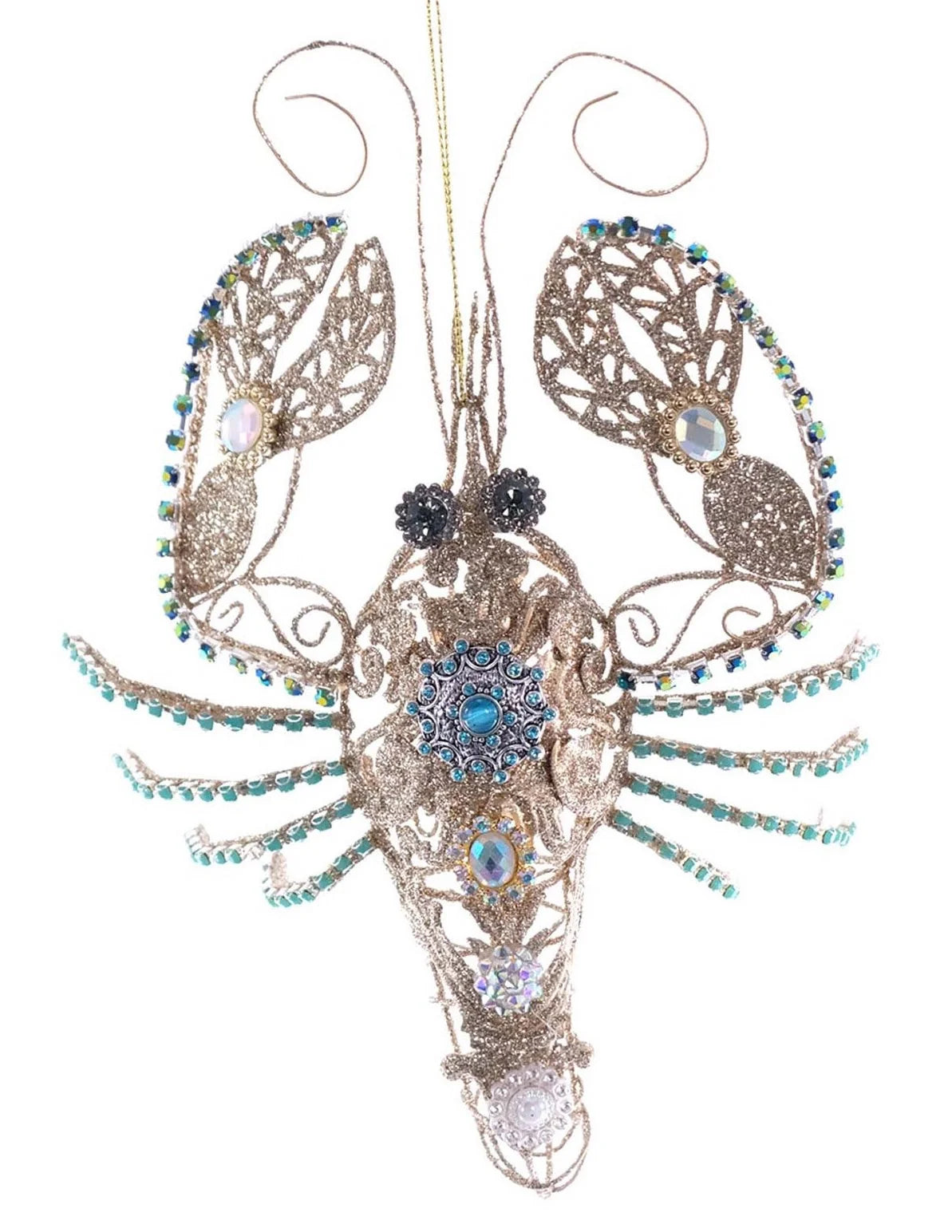 Jeweled Lobster Ornament