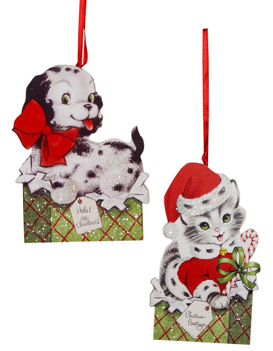 Furry Friends Dummy Board Ornaments