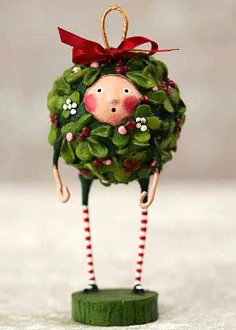 Lori Mitchell Christmas Kisses Mistletoe Figurine