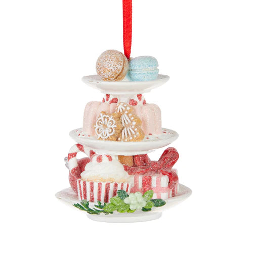 Sweet Treats on Tiered Tray Ornament