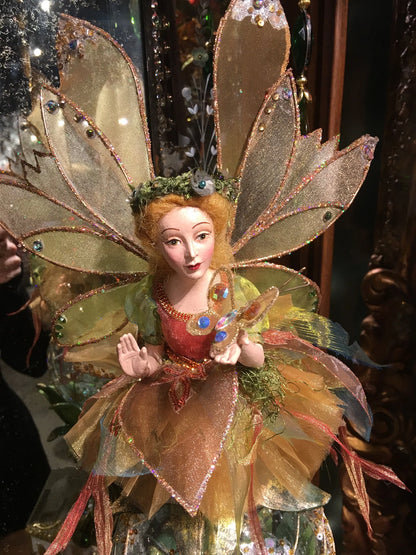 Katherine's Collection Spice Traditions Fairy on Glass Orb