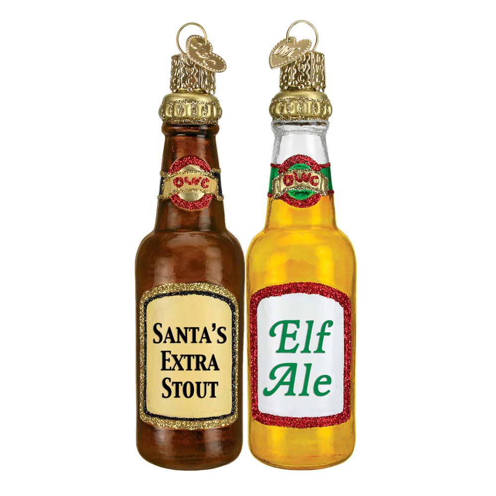 Christmas Beer Bottle Ornaments
