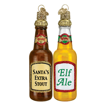 Christmas Beer Bottle Ornaments
