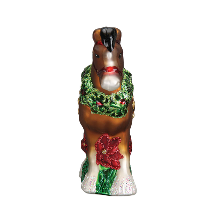 Holiday Clydesdale Ornament