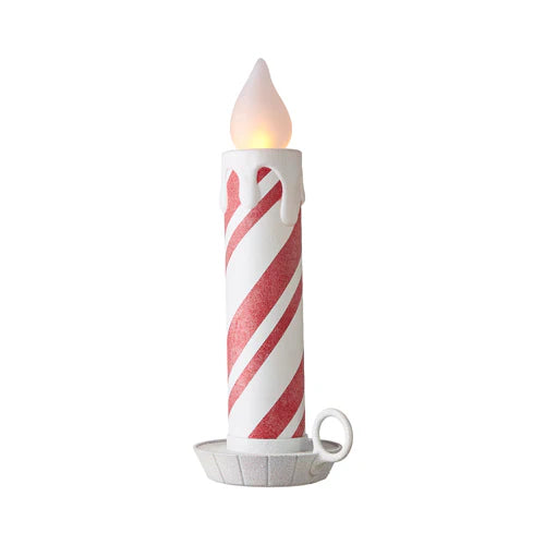 Extra Large Peppermint Swirl Candle, 22.5"