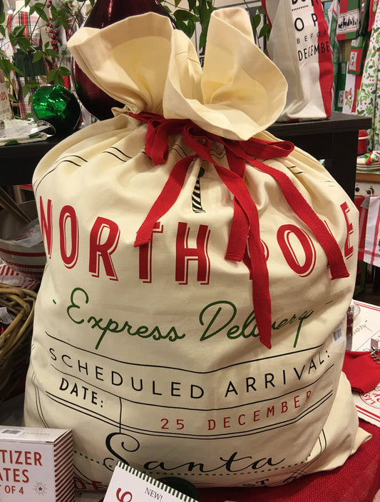 Santa's North Pole Express Delivery Bag