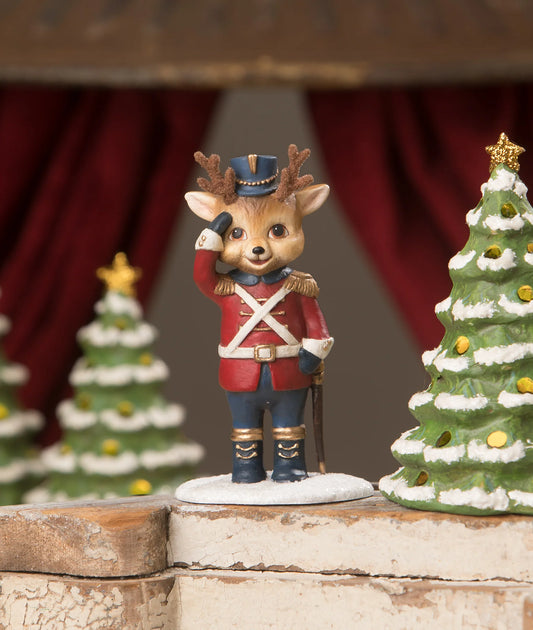 Reindeer Nutcracker Ballet Figurine