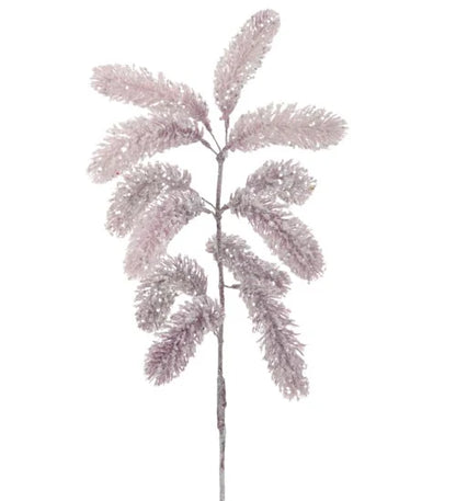 Lavender Snowy Pine Picks