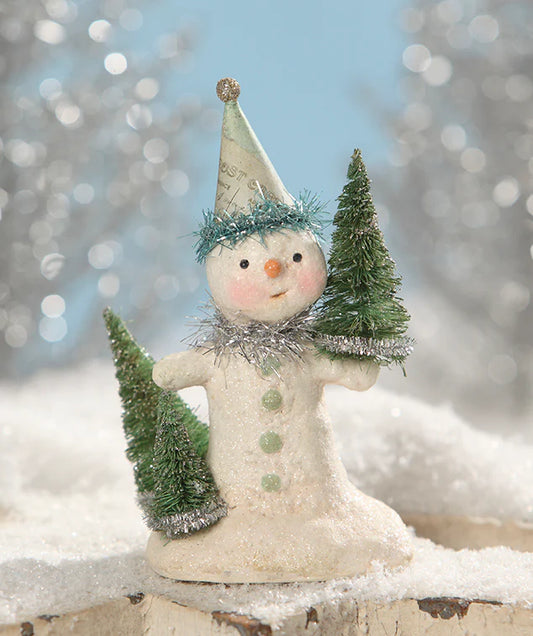 Party in Green Snowman