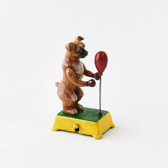 Boxing Dog Toy Reproduction,  Cast Iron