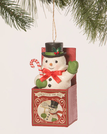 Frosty in the Box Ornament