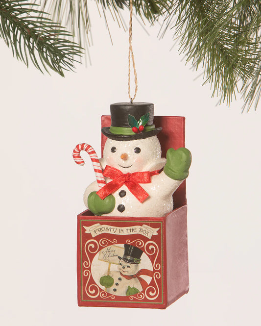 Frosty in the Box Ornament
